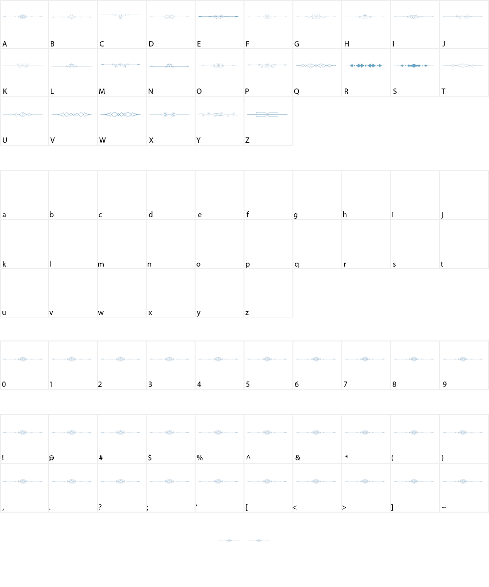 Sughayer Separates_31 Font Character